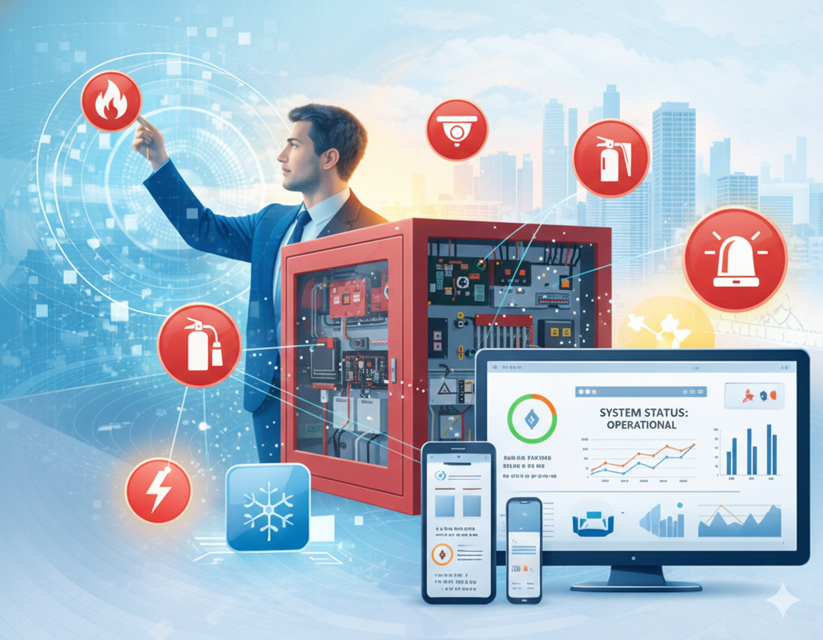 Fire Safety Illustration